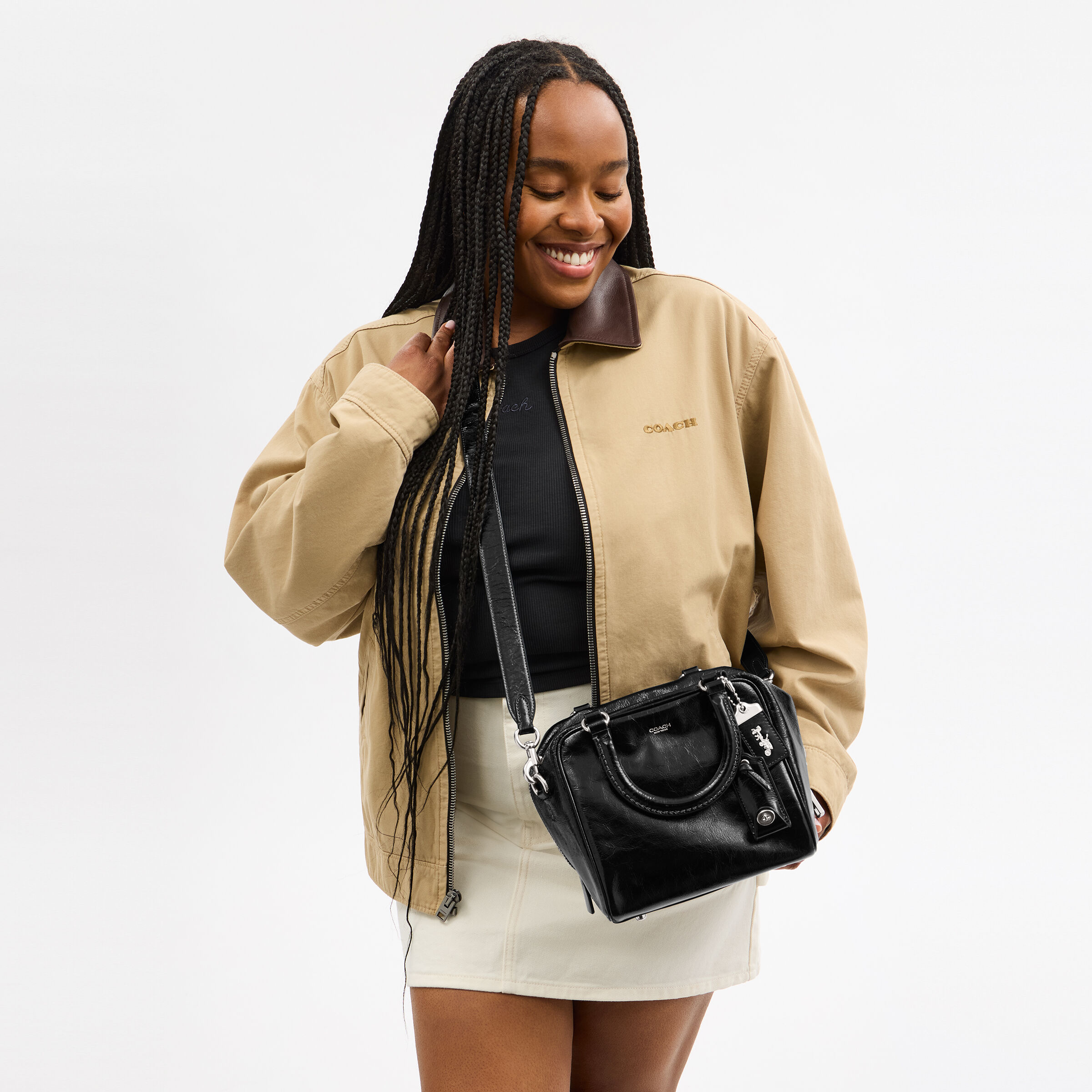 Buy COACH Cube Rogue Bag 20 BLK Online in UAE