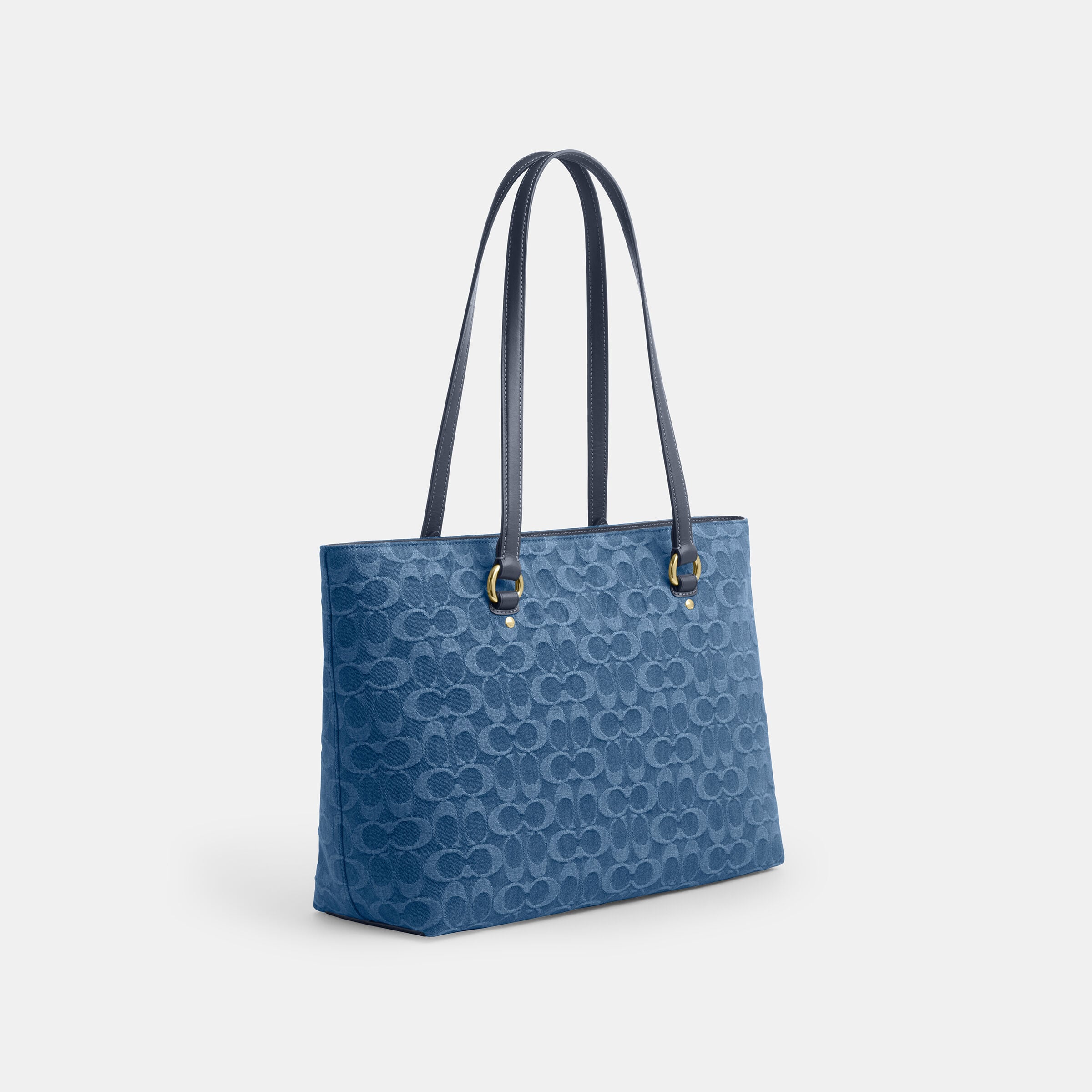 バッグ COACH ToteBag Denim Signature F11179 Buy COACH Station Tote Bag In Signature Denim Blue Online in UAE