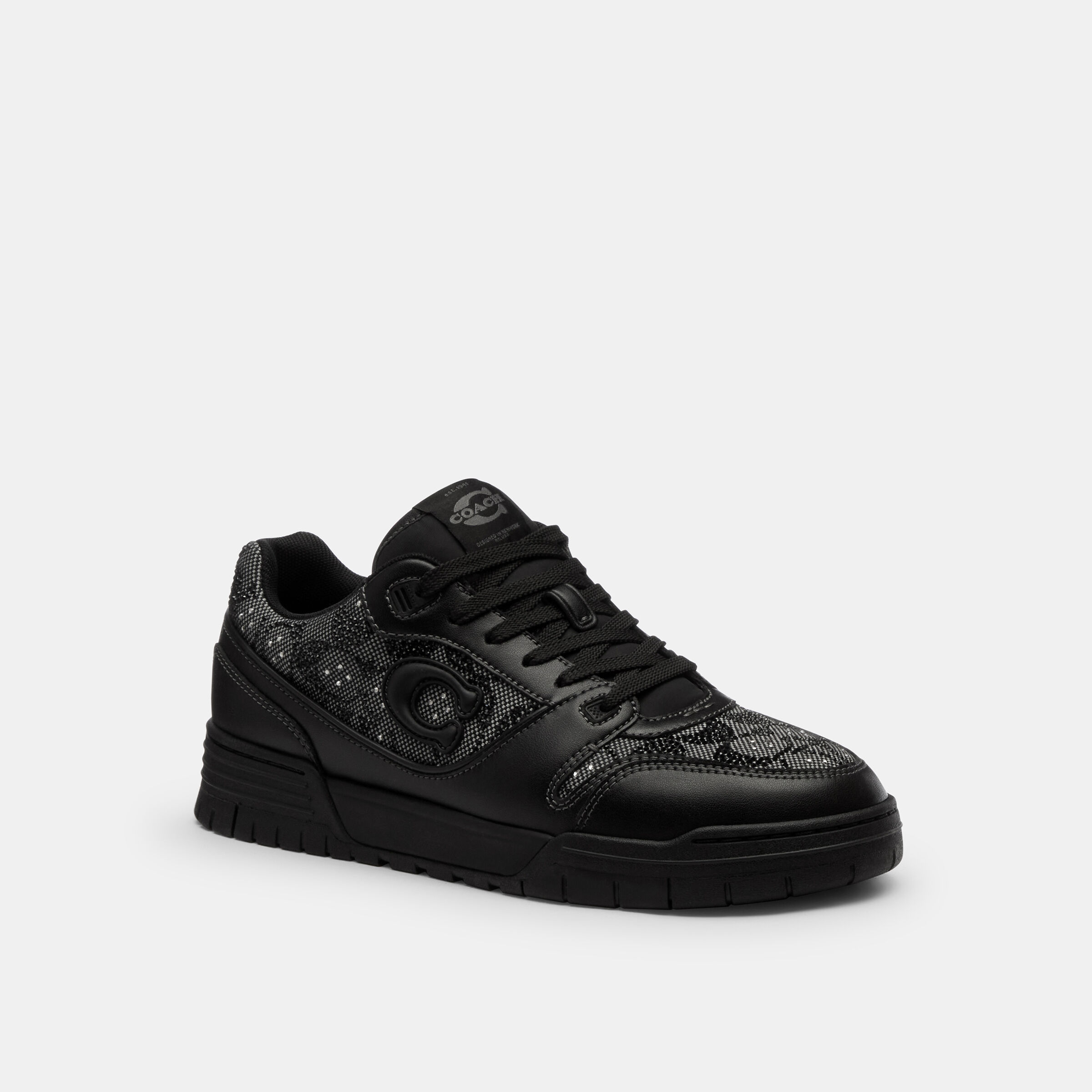 Buy COACH Coach Crystal Signature Jacquard Soho Sneaker Black