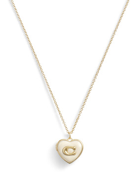 Signature Heart Locket Boxed Necklace