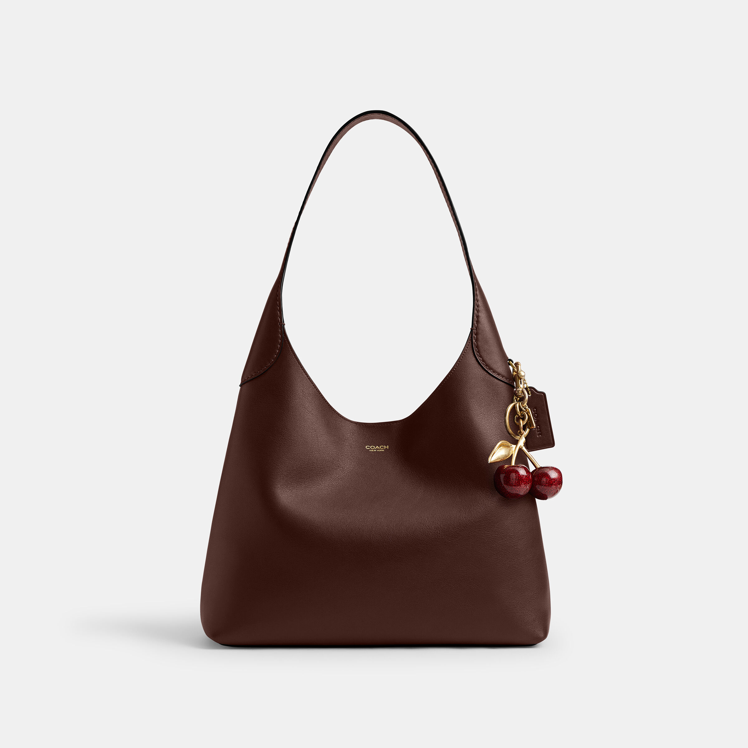 Buy COACH Brooklyn Shoulder Bag 34 DARK BROWN Online in UAE