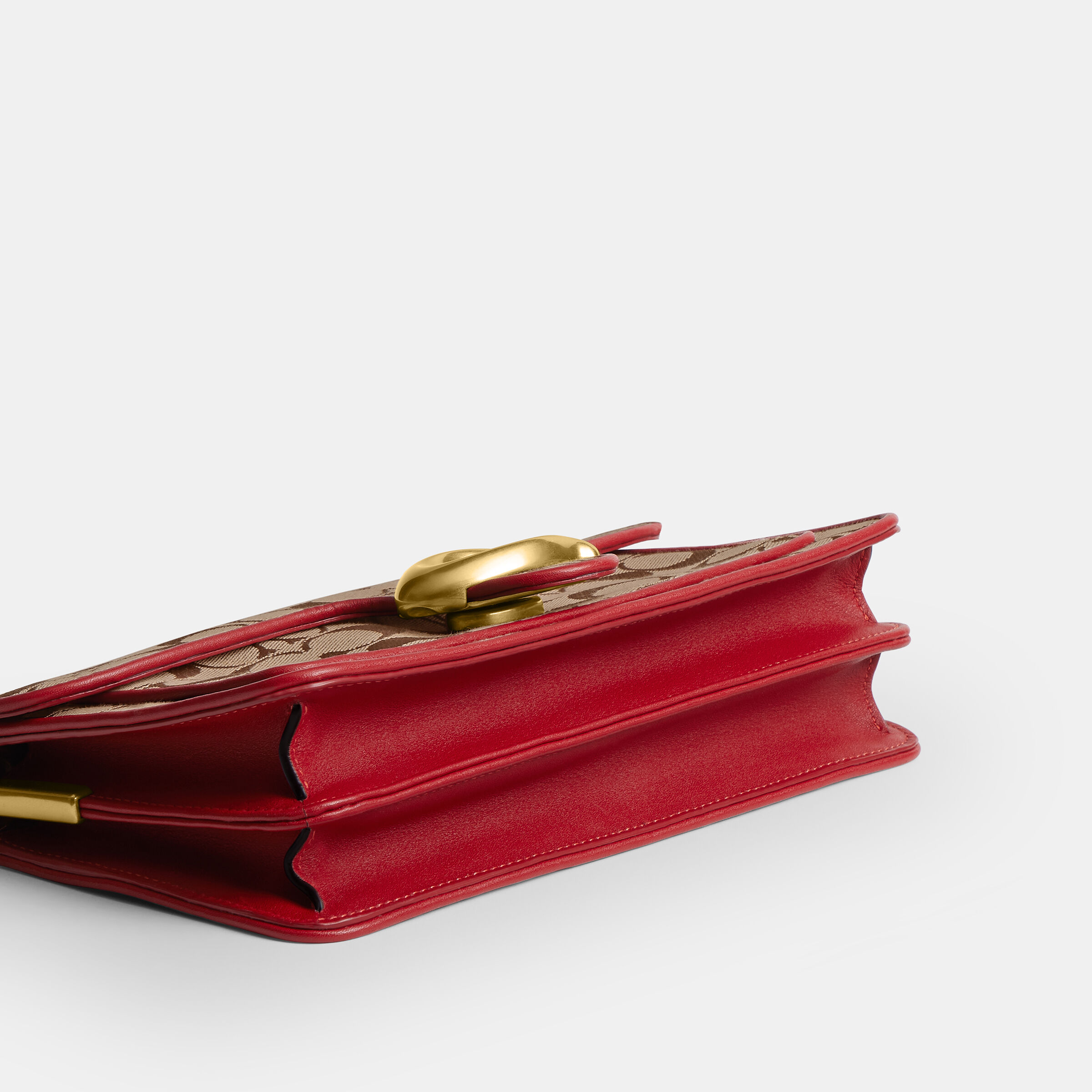 Buy COACH Soft Tabby Shoulder Bag 26 In Signature Jacquard Red