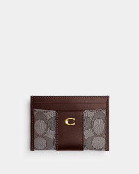 Essential Card Case In Signature Jacquard