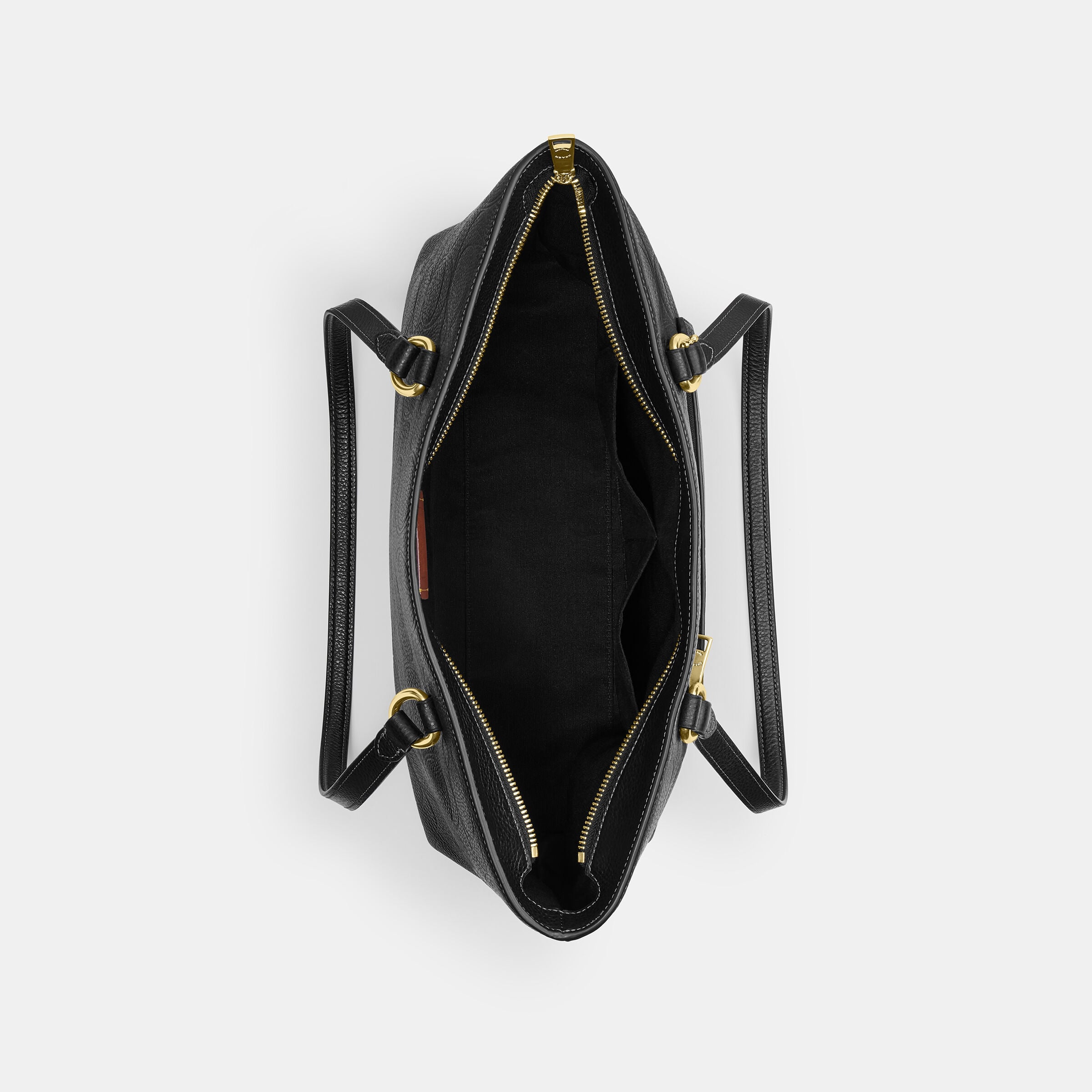 Buy COACH Station Tote Bag In Signature Leather Black Online in UAE