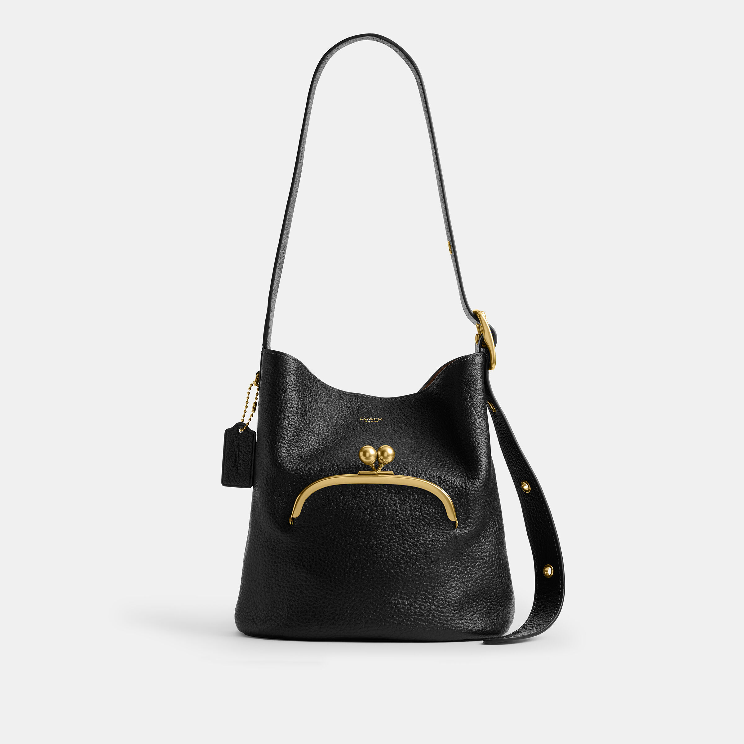 バッグ Rare Coach legacy Kisslock Bleecker bag Buy COACH Bleecker Bucket Bag With Kisslock Black Online in UAE