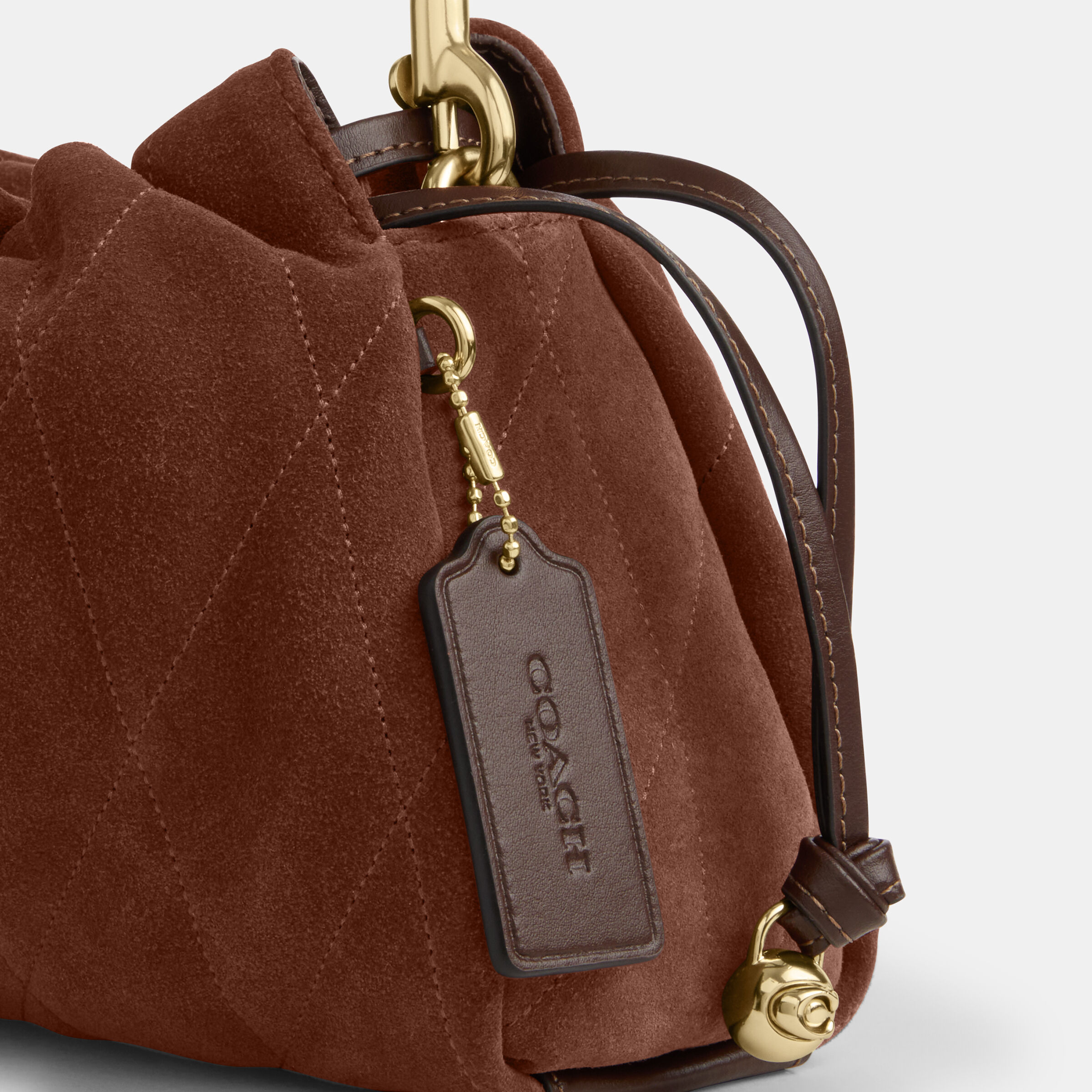 Buy COACH Faye Shoulder Bag With Quilting DARK BROWN Online in UAE Buy COACH Faye Shoulder Bag With Quilting DARK BROWN Online in UAE