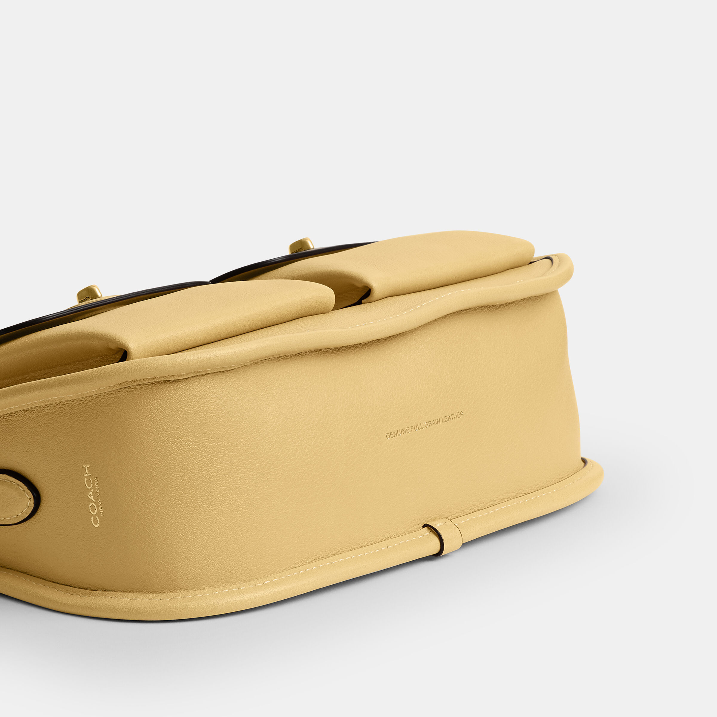 Buy COACH Twin Turnlock Waverly Bag Light/Pastel Yellow Online in UAE
