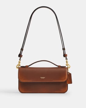 Loved Leather New York Elora Top Handle Crossbody Bag