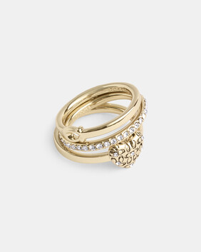 Quilted Signature Ring Set