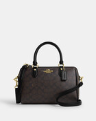 حقيبة روان ساتشيل قماش قنب بشعار الماركة