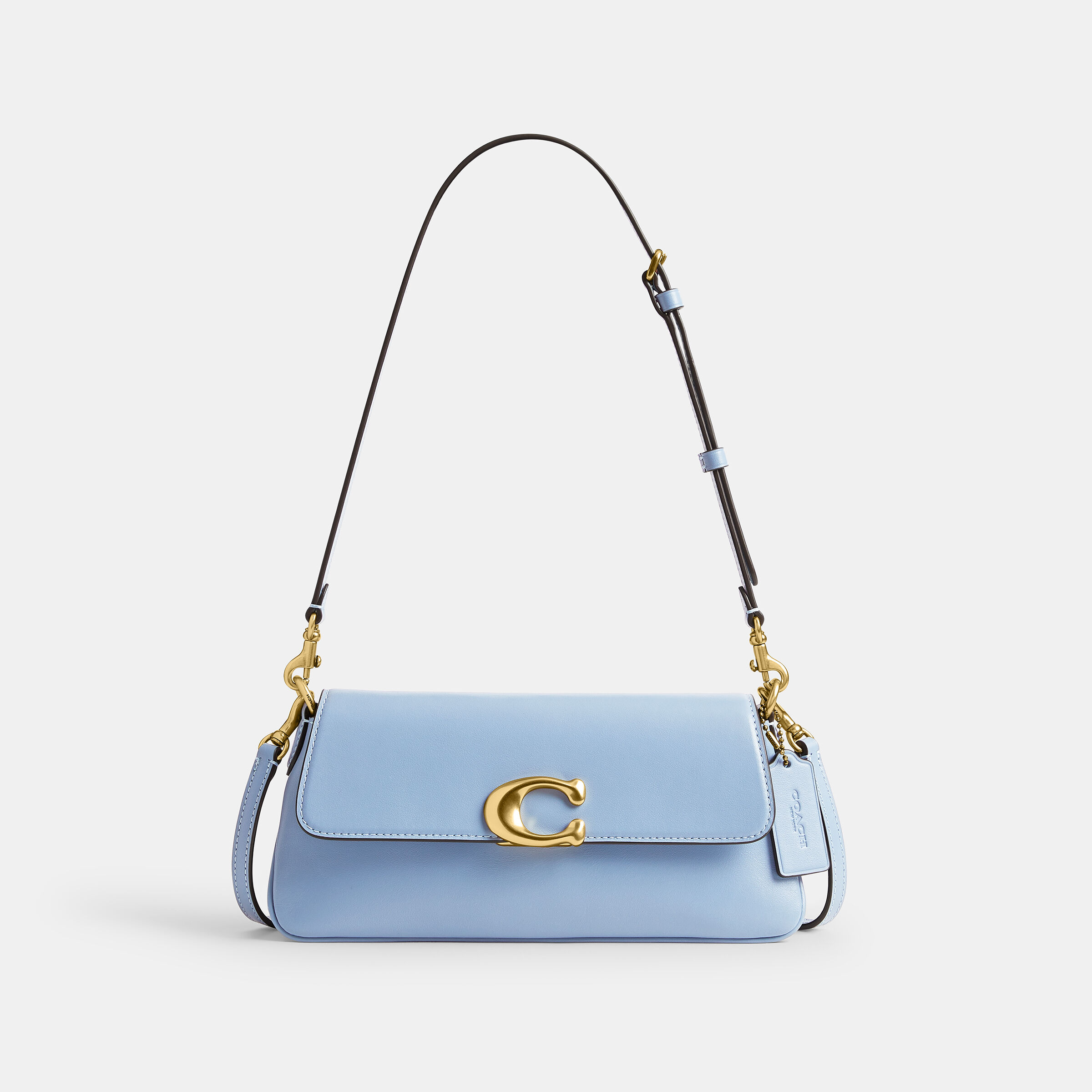 Buy COACH Jet Shoulder Bag Light/Pastel Blue Online in UAE