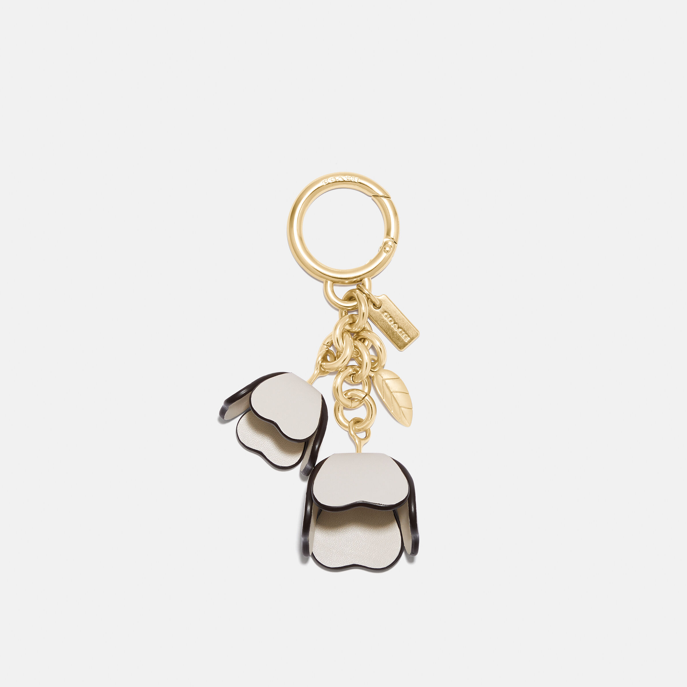 Buy COACH Essential Tea Rose Bag Charm WHITE Online in UAE