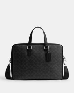 Caden Brief Bag In Signature Canvas