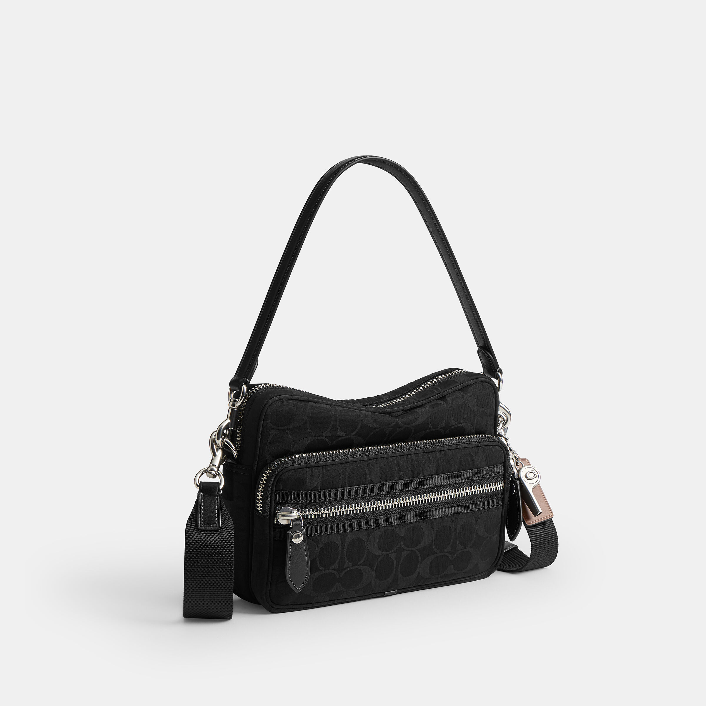 Buy COACH Dakota Crossbody Bag In Signature Nylon Black Online in UAE
