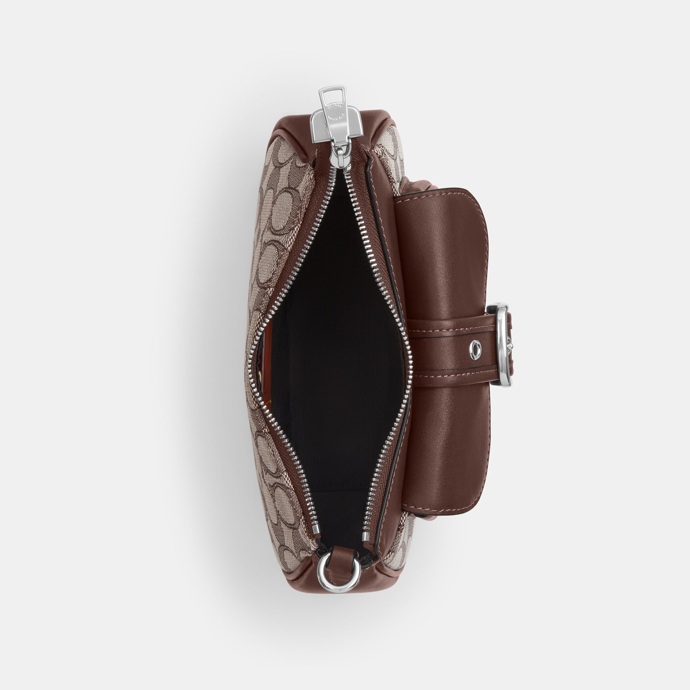 Buy COACH Ashton Mini Shoulder Bag In Signature Jacquard Brown
