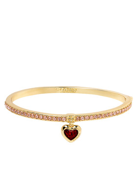 Heart Charm Bangle