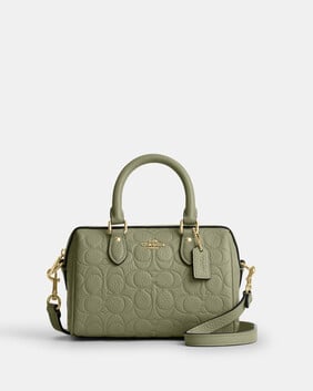 Mini Rowan Crossbody Bag In Signature Leather