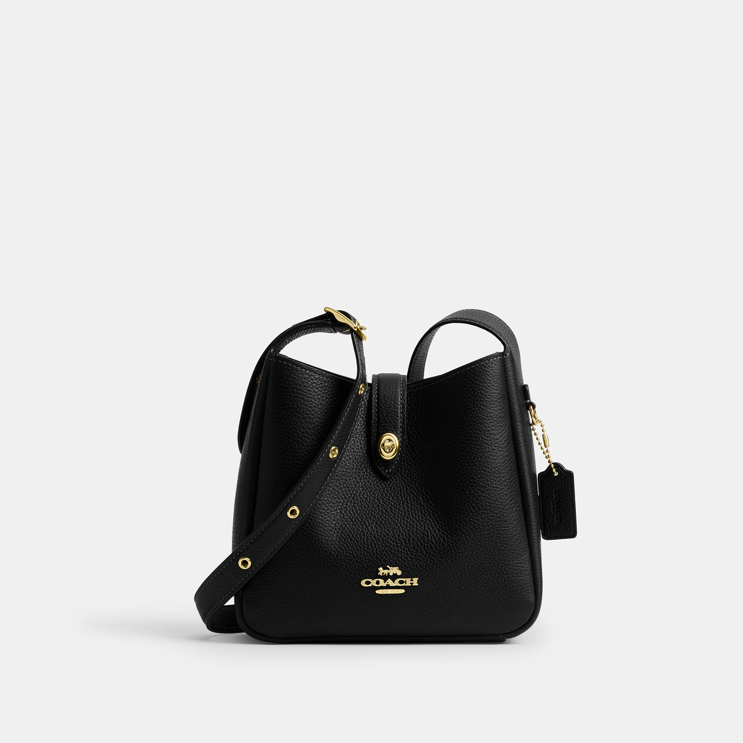 COACH レザーミニ ボディバッグ 黒　美品 Buy COACH Hadley Mini Crossbody Bag Black Online in UAE