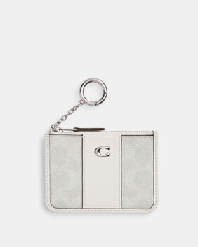 Essential Mini Id Card Case In Signature Canvas