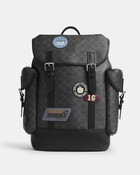 Hitch Backpack With Stickers In Signature UpcraftedLeather