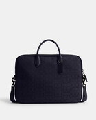 Theo Work Bag In Signature Jacquard