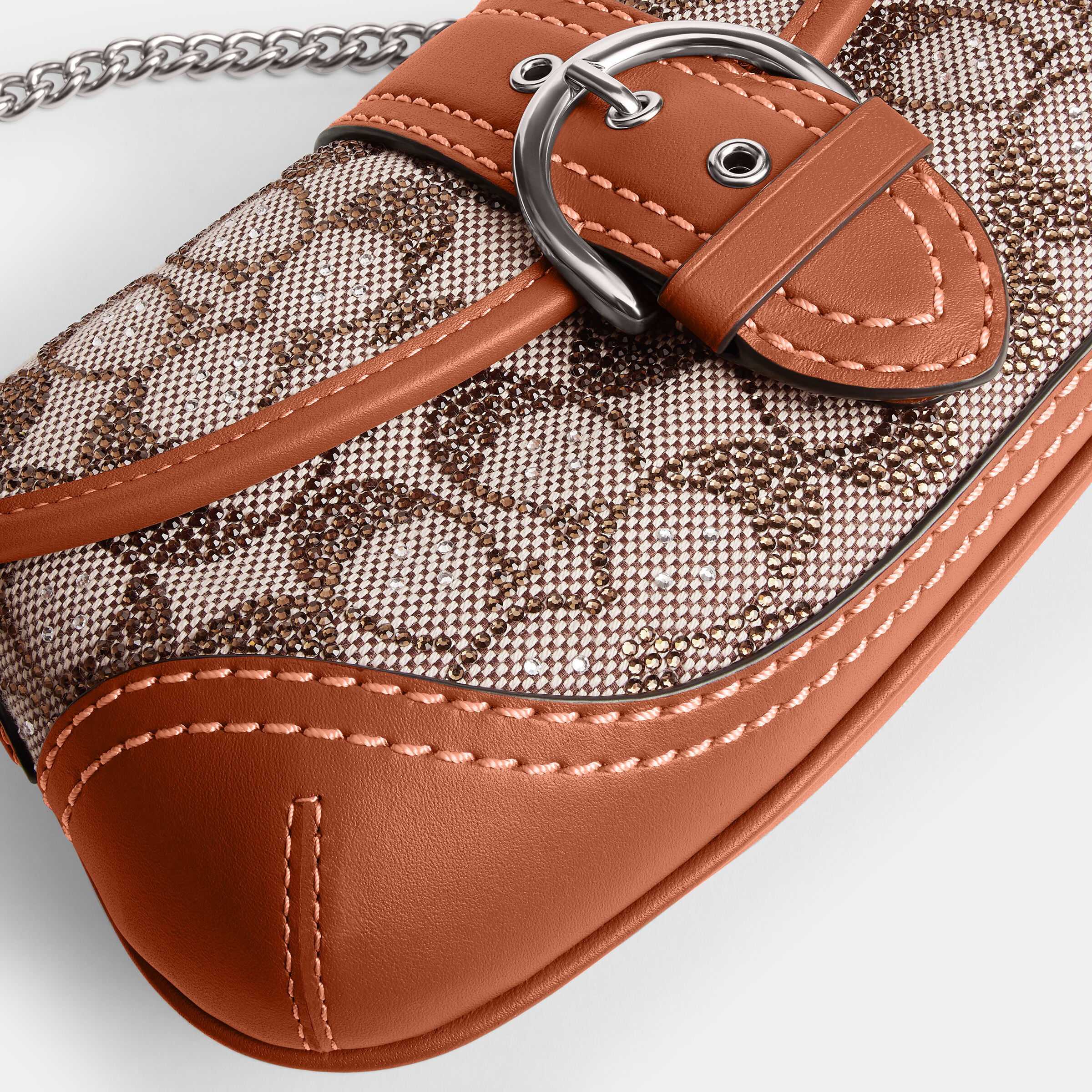 Buy COACH Soho Bag 25 In Crystal Signature Jacquard Brown Online