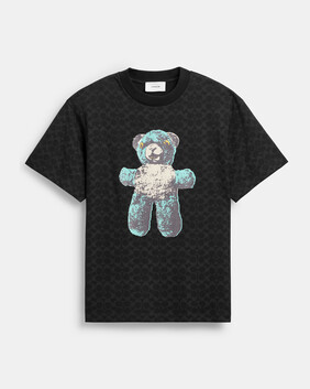 Teddy Graphic Signature Relaxed T-shirt