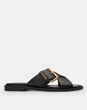 Crisscross Buckle Sandal