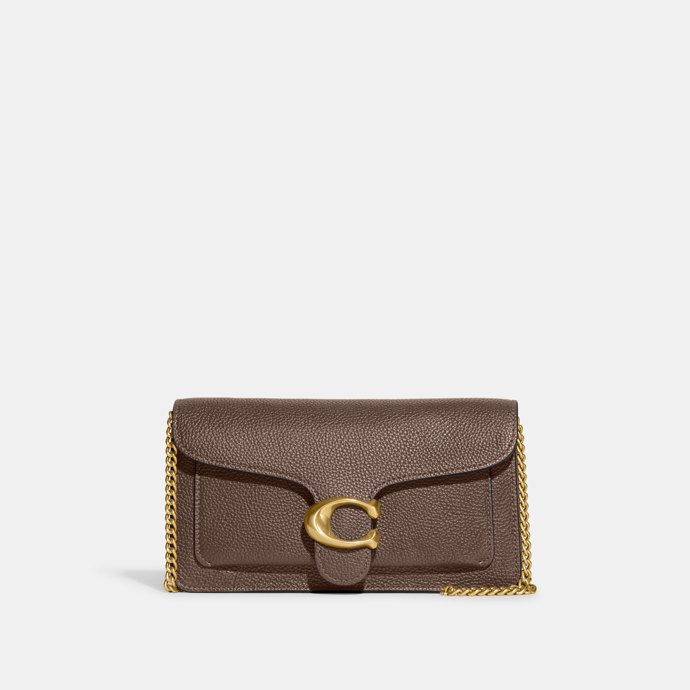 Buy COACH Tabby Chain Clutch 21 DARK STONE Online in UAE
