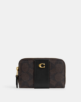 Essential Small Zip Around Card Case In Signature UpcraftedLeather