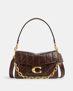Chain Tabby Shoulder Bag With Quilting