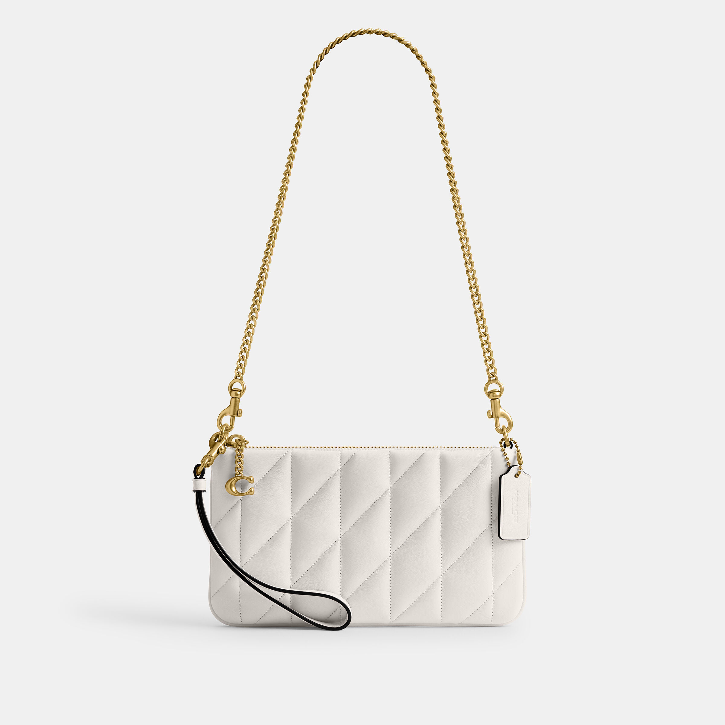Buy COACH Pouch Bag With Pillow Quilting WHITE Online in UAE