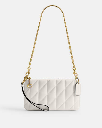 Buy COACH Pouch Bag With Pillow Quilting WHITE Online in Kuwait