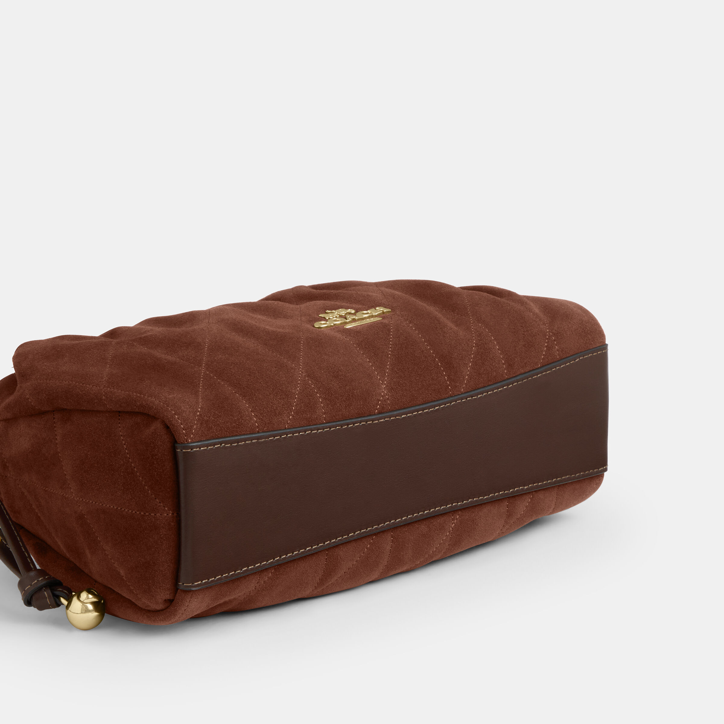 Buy COACH Faye Shoulder Bag With Quilting DARK BROWN Online in UAE
