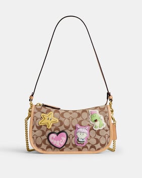 Brain Dead Waverly Bag In Signature Jacquard With Patches