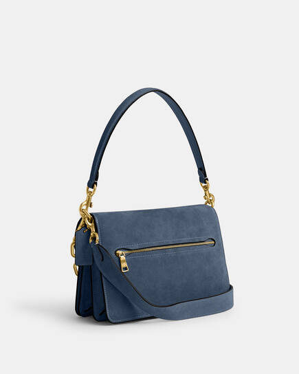 Buy COACH Suede Chain Tabby Shoulder Bag With Chain Light/Pastel 