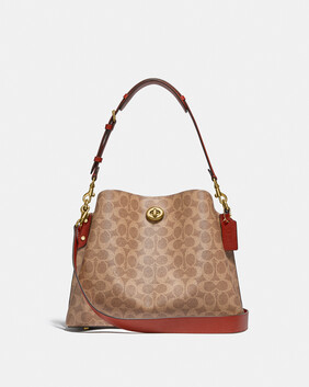 Willow Shoulder Bag In Signature Canvas