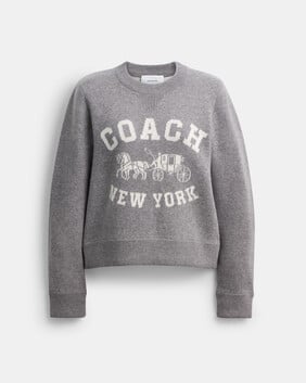 Horse And Carriage Crewneck Sweater