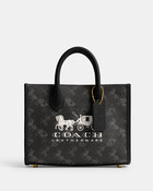Ace Tote Bag 17 With Horse And Carriage Print 