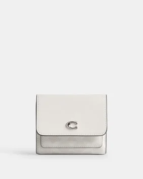 Mila Small Flap Wallet In Signature Canvas