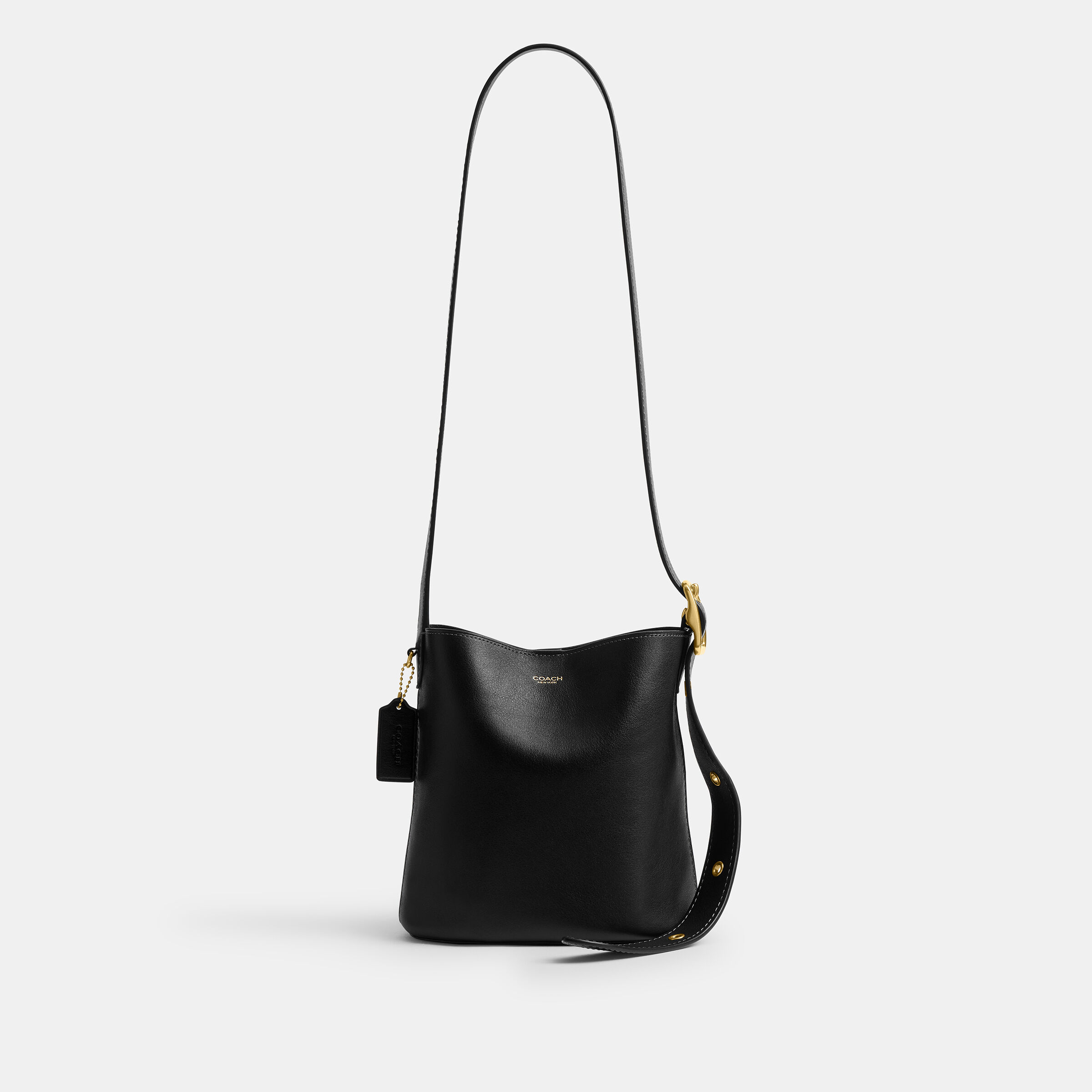 Buy COACH Bleecker Bucket Bag 21 Black Online in UAE