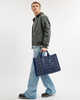 Wesley Tote In Signature Denim