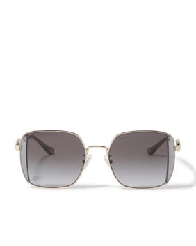 Horse & Carriage Metal Oversized Square Sunglasses