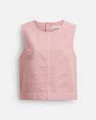 Signature Denim Sleeveless Top