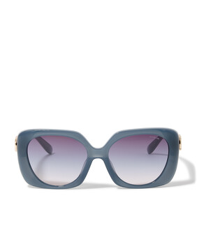 Maxi Sculpted C Oversized Square Sunglasses