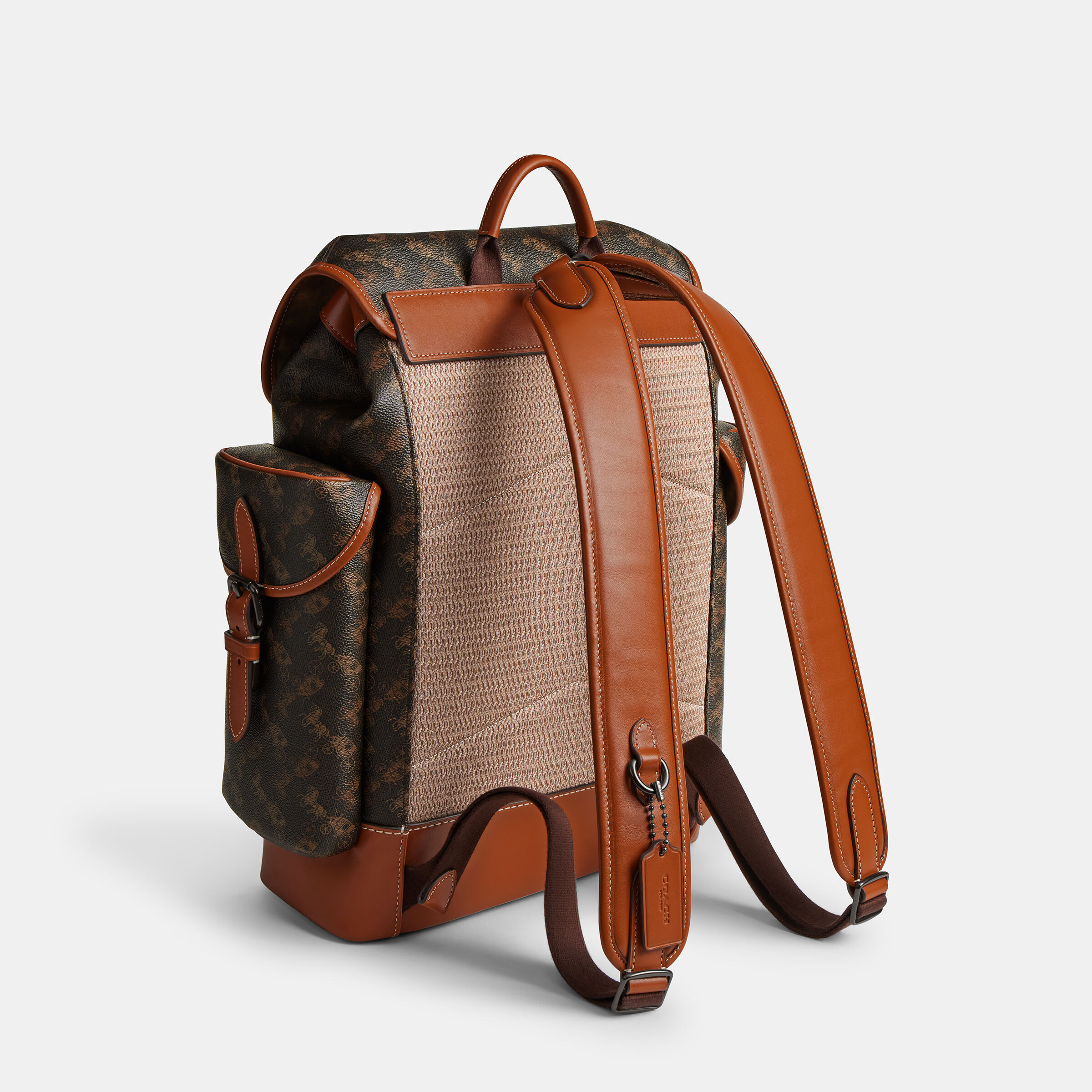 Buy COACH Hitch Backpack With Horse And Carriage Print 31 BLK
