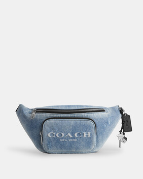 Travis Belt Bag 35 In Loved Denim With Charms
