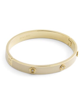 Signature Tea Rose Enamel Bangle Boxed Bracelet