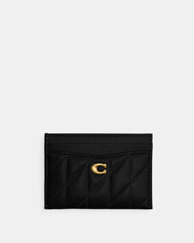 Essential Card Case With Pillow Quilting