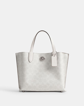 Willow Tote Bag 24 In Signature Canvas